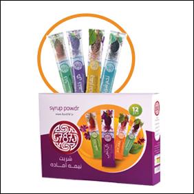 شربت نیمه آماده 12 عددی میکس(جعبه ای)