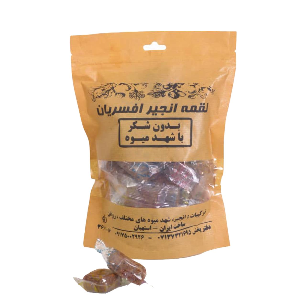 لقمه انجیر پاکتی (400 گرم)